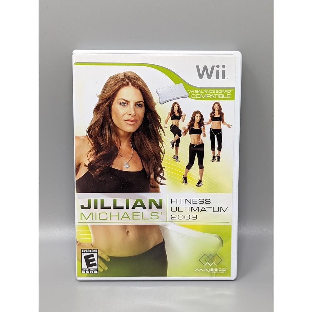 Jillian Michaels Fitness Ultimatum 2009 Nintendo Wii Game Complete Tested
